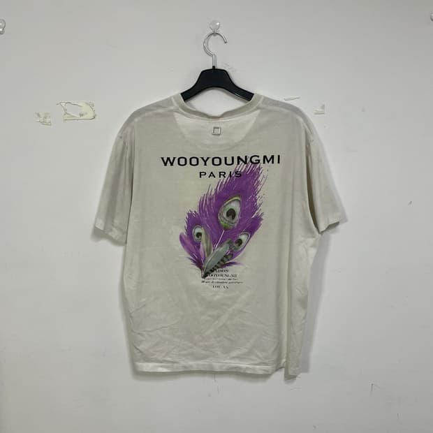 우영미 WOOYOUNGMI 프린팅 반팔 티셔츠