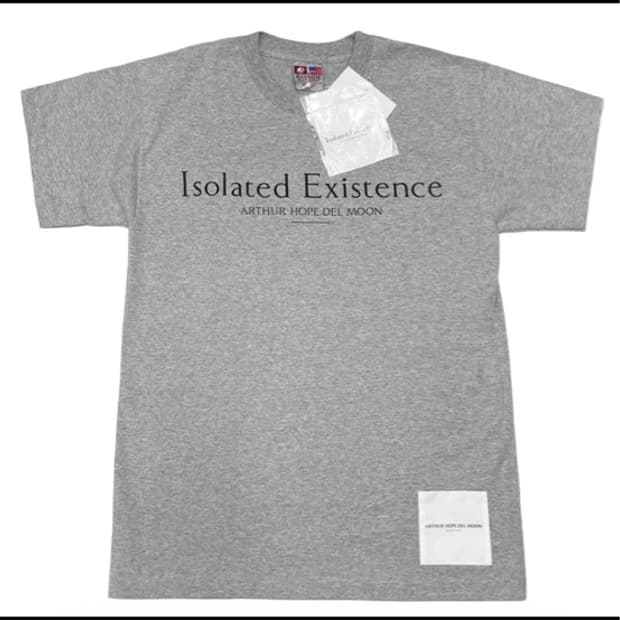 Isolated Existence 레터링 반팔 티셔츠