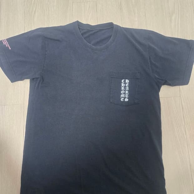 크롬하츠 할리우드 레터링 티셔츠 올드스쿨