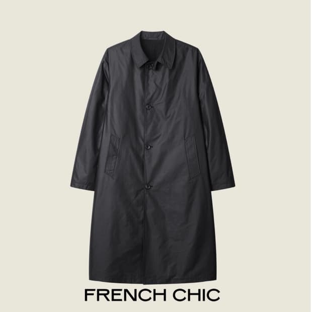 뉴치프시크 프렌치시크 라인 글로시 맥 코트