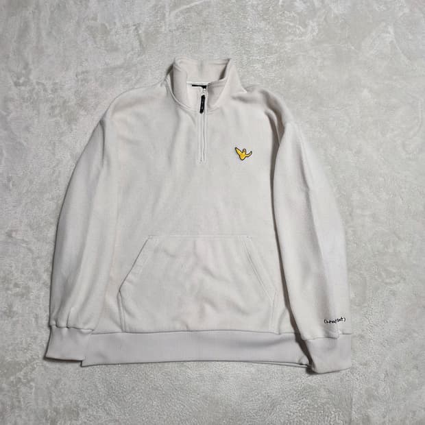 (XL)와릿이즌 반집업 플리스 맨투맨