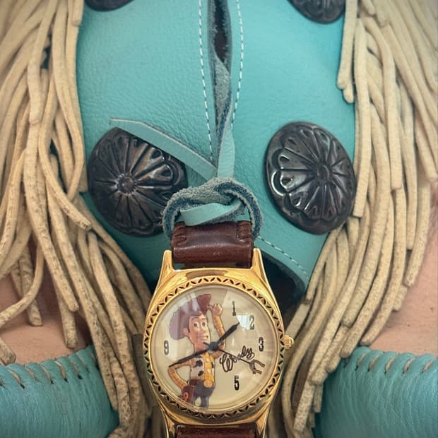 90s Fossil X Toy story Woody watch 한정수량
