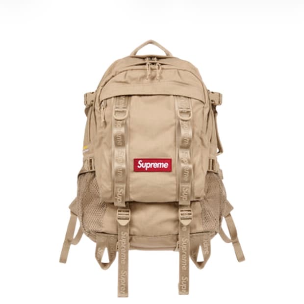 슈프림 백팩 가방 탄 - 26SS 미개봉 새제품 판매