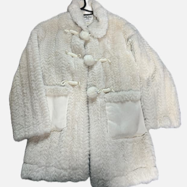 모리걸 방울 털 코트