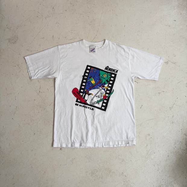 90s USA 빈티지 싱글스티치 반팔티 L