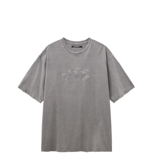 해칭룸 VTG Embroidery Tee Rose Gre