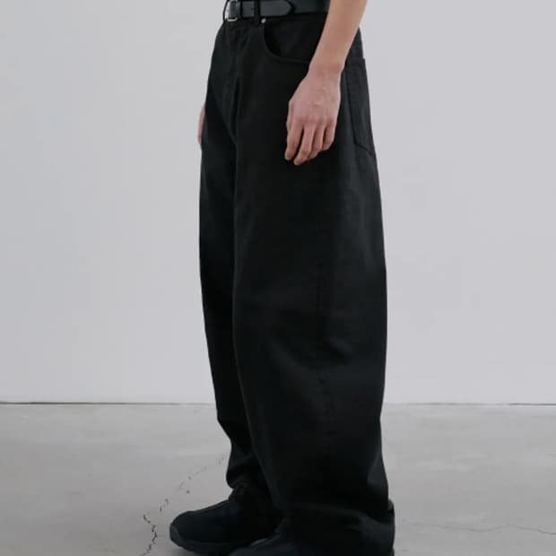 BRANDED 1705 블랙 와이드 진 판매합니다