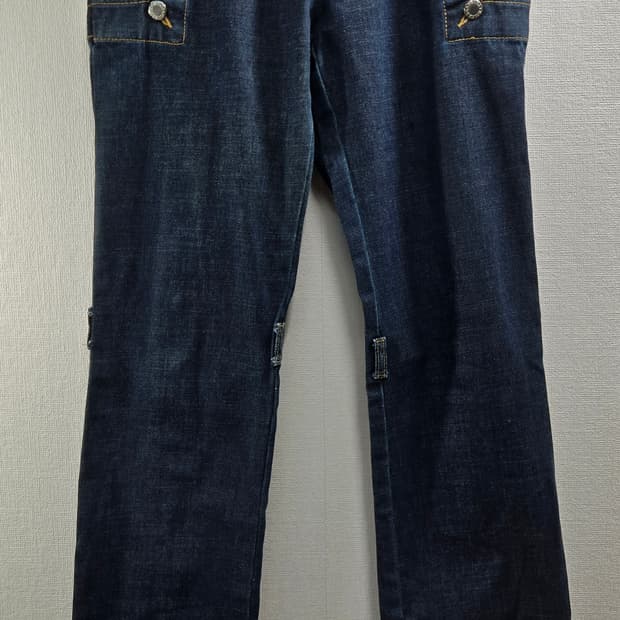 돌체앤가바나  정품 40싸이즈 희귀테그 본디지 데님 팬츠