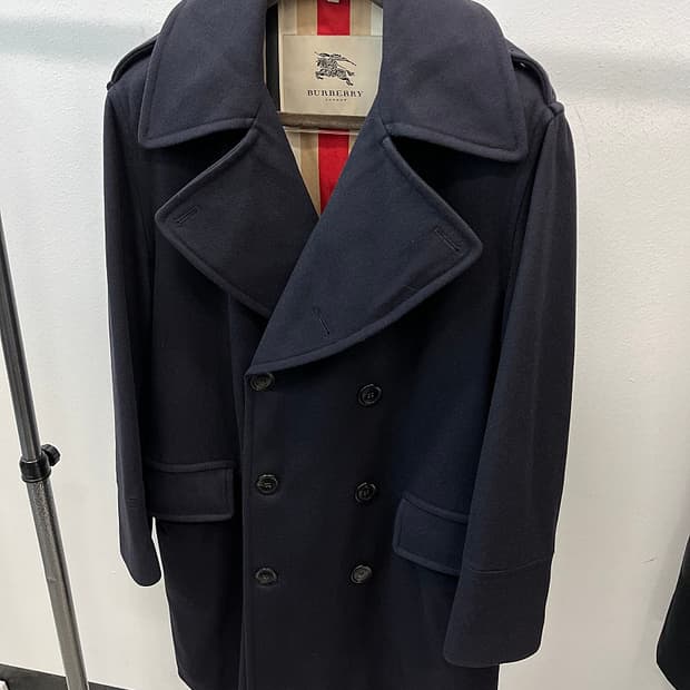 105) 버버리 런던 더블블레스티드 울코트 