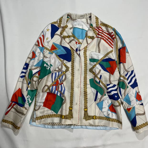 산드로 실크 블라우스