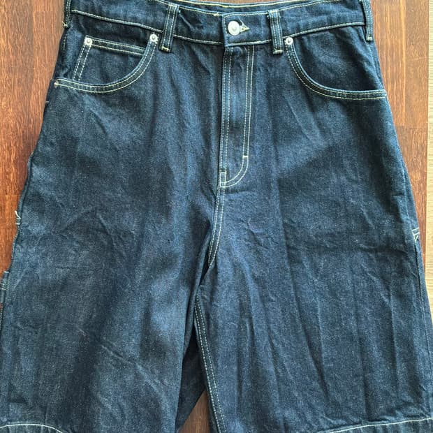 자라 버뮤다 데님 팬츠
