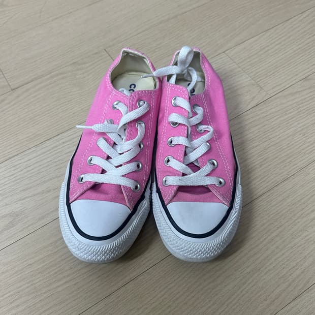 컨버스 올스타 핑크 로우 스니커즈 220