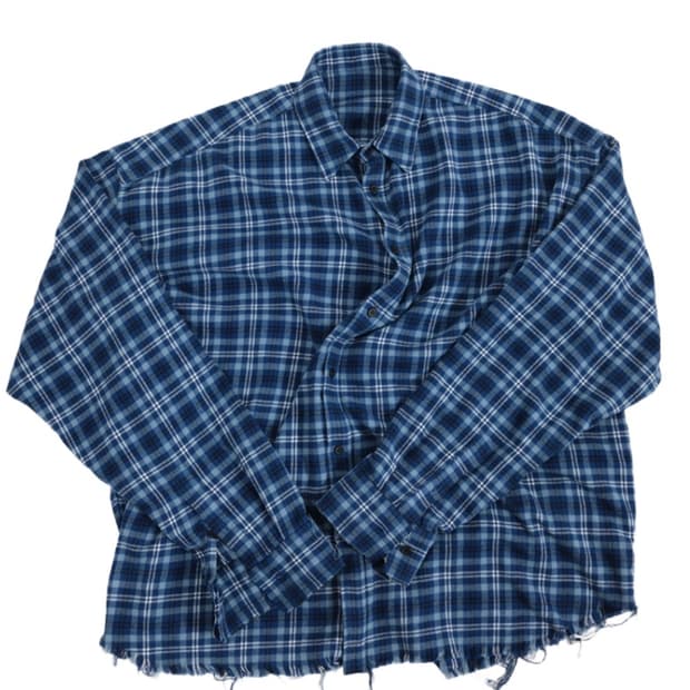 1 논노드 플렉시블 스트링 체크 셔츠 클래식 블루 판매