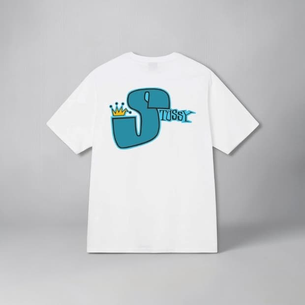 L/ 스투시 팻 S 라운드 반팔