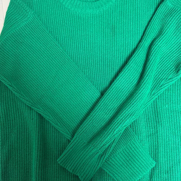 블론드 나인 그린니트