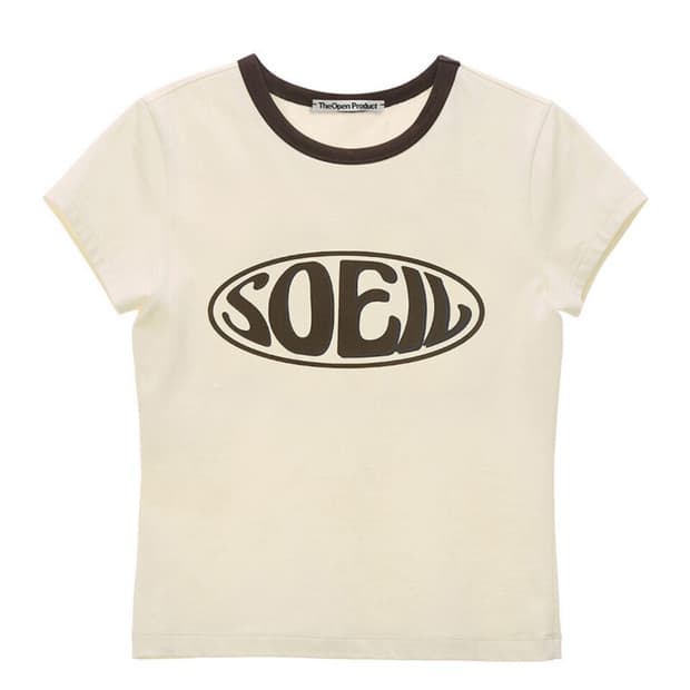 더오픈프로덕트 SOEIL FITTED T-SHIRT 