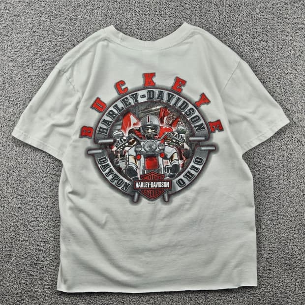 할리데이비슨 빈티지 반팔 티셔츠 ( M ) / 11786