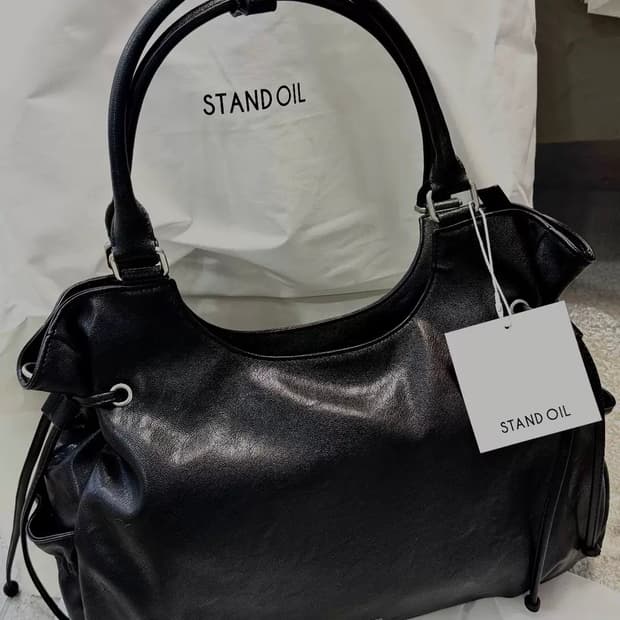 STAND OIL   브리지백 숄더백 검정색