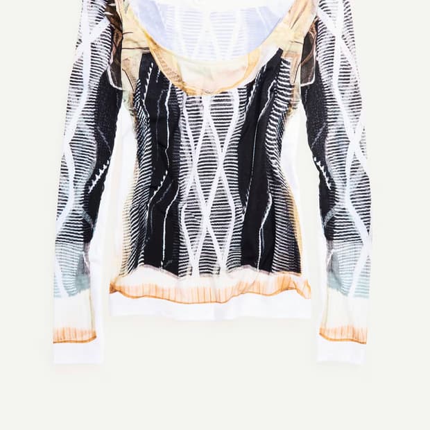 H&m 글렌 마틴스 프린트 탑 