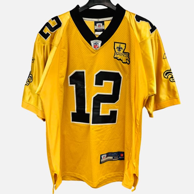 NFL X 리복 뉴올리언스 세인츠 유니폼 풋볼 져지 XL