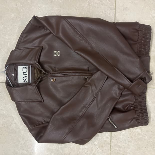 세터 레더 자켓