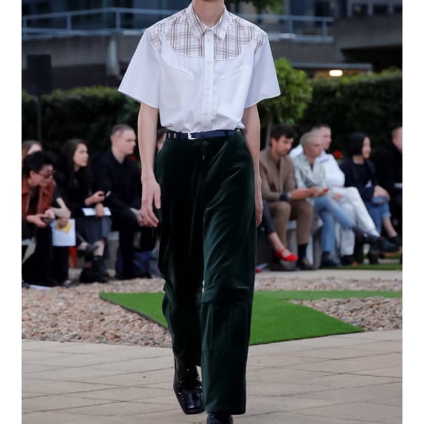 Ss20 마틴로즈 벨루어 카고 팬츠