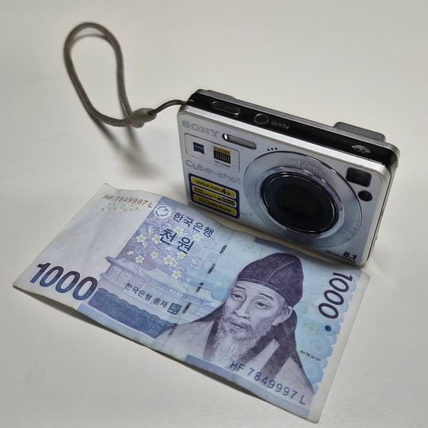 작례O 칼자이쓰 걸작 소니 사이버샷 dsc-w130 디지털카메라 빈티지 