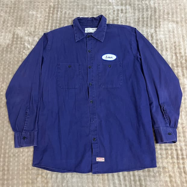 레드캡 90s 워크 셔츠