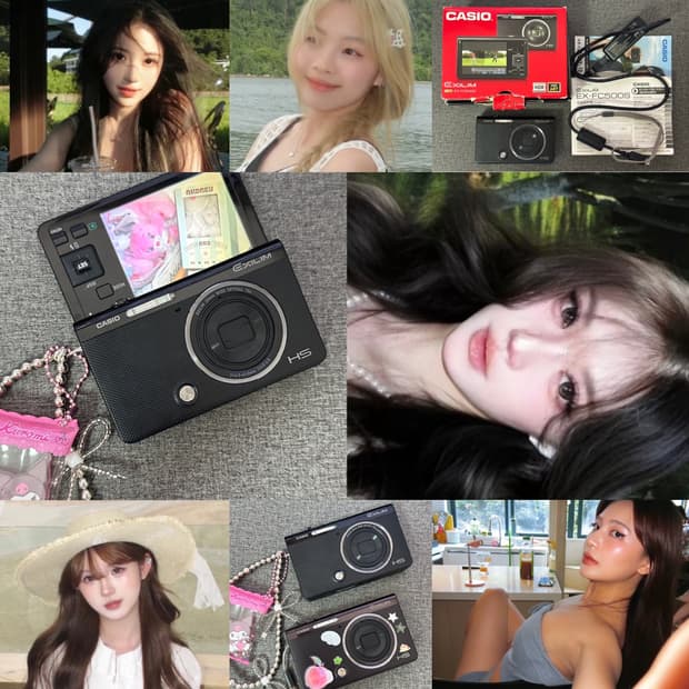 박스셋 ZR50 🖤소프트포커스 뷰티셀카 카시오 엑슬림 EX-FC500S