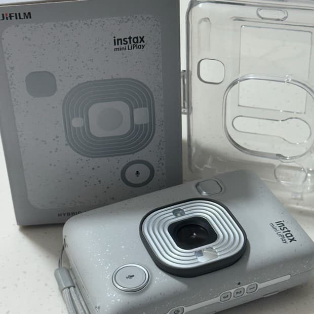 인스탁스 미니 리플레이 스톤화이트(상태 좋음)