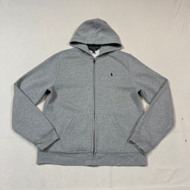 M) 폴로 랄프로렌 그레이 후드집업