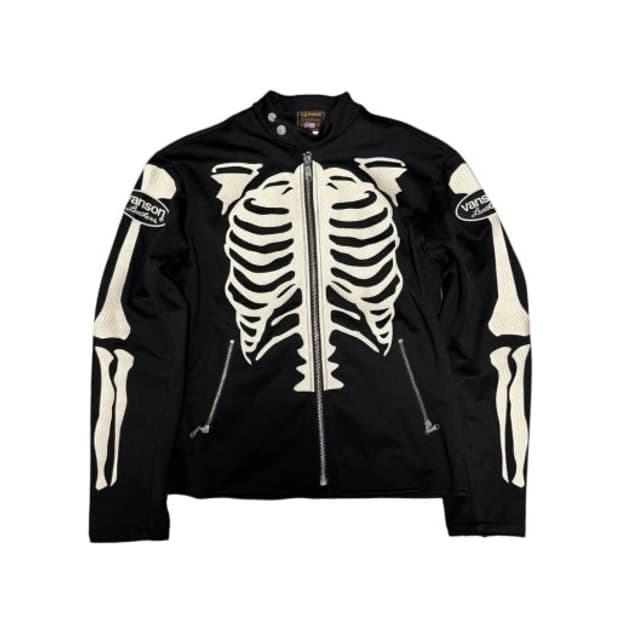 벤슨 본 레더 라이더 자켓