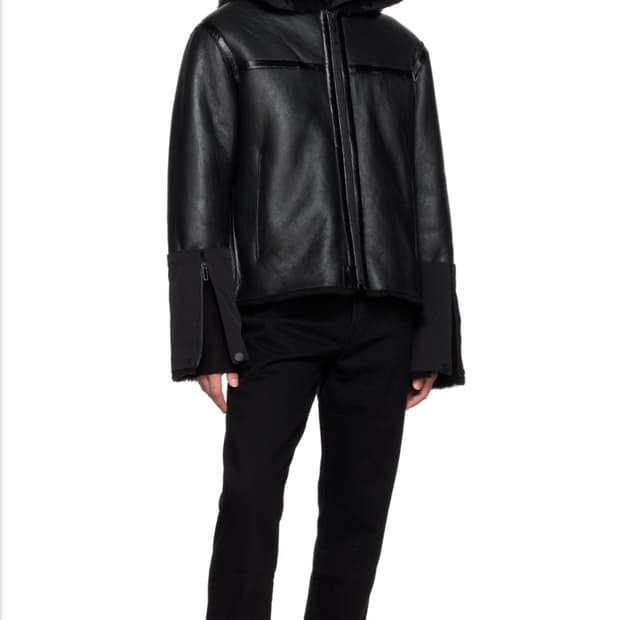 032c 레더자켓 (무스탕) L사이즈 105