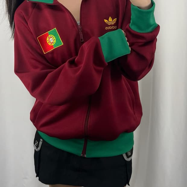 아디다스 포르투갈 국대 버건디 져지