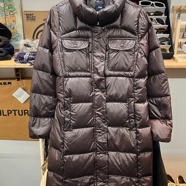 [44~55] GAP 갭 벨트 롱패딩 S 