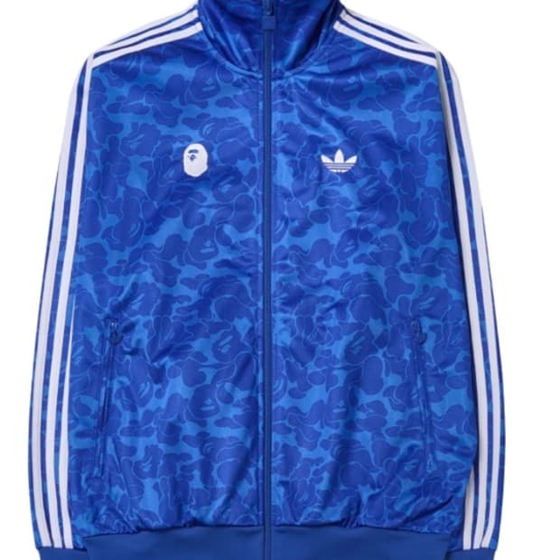 베이프아디다스 콜라보 져지 블루 KR XL팔아요!