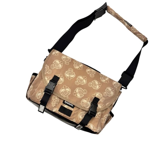 히스테릭글래머 미니 헤드 패턴 크로스백 베이지