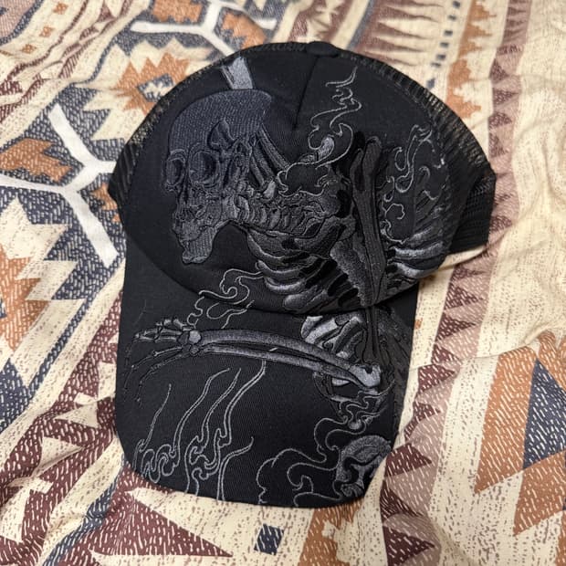 카라쿠리 타마시 우타가와 쿠니요시 메쉬캡