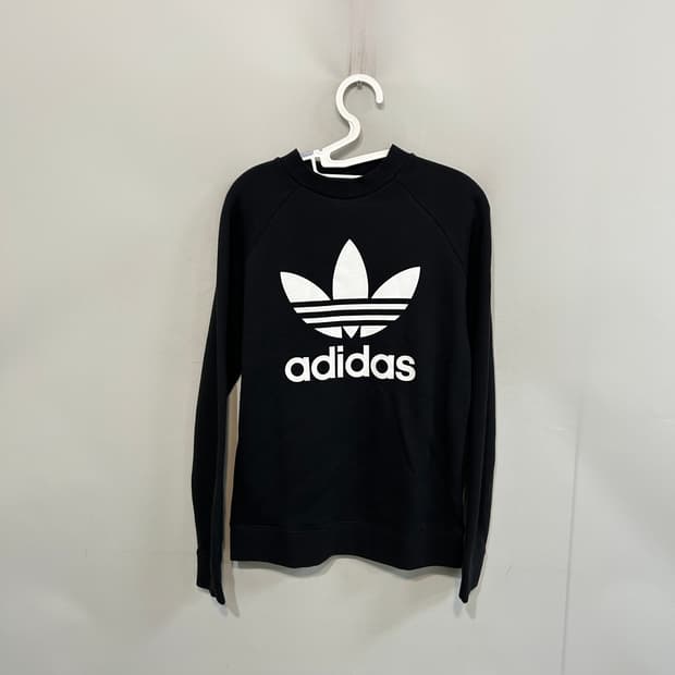 아디다스 여성 기모 맨투맨 100