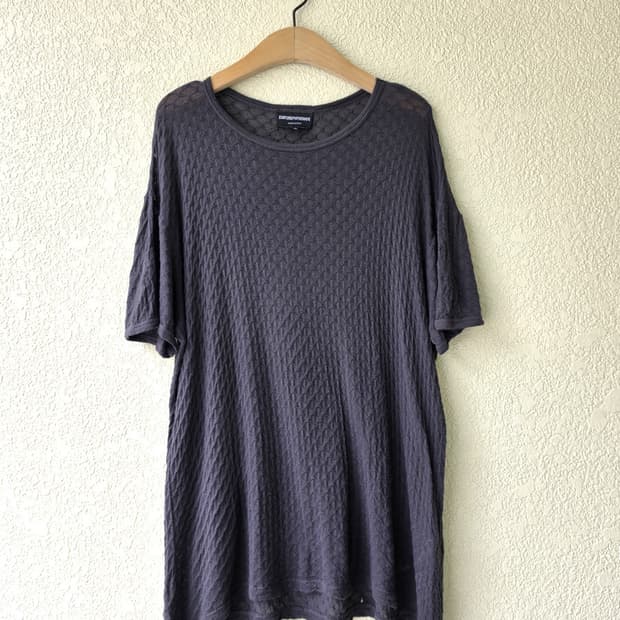 21F/W 엠포리오아르마니 자카드 반팔 (made in italy)