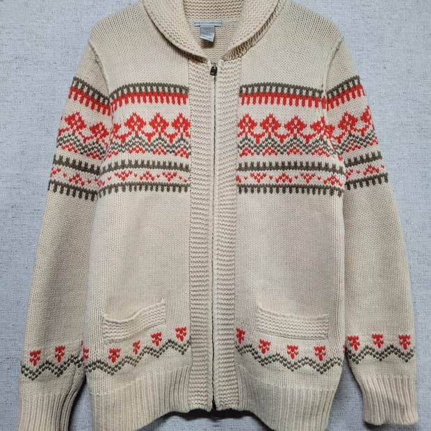 GAP 램스울 니트 집업