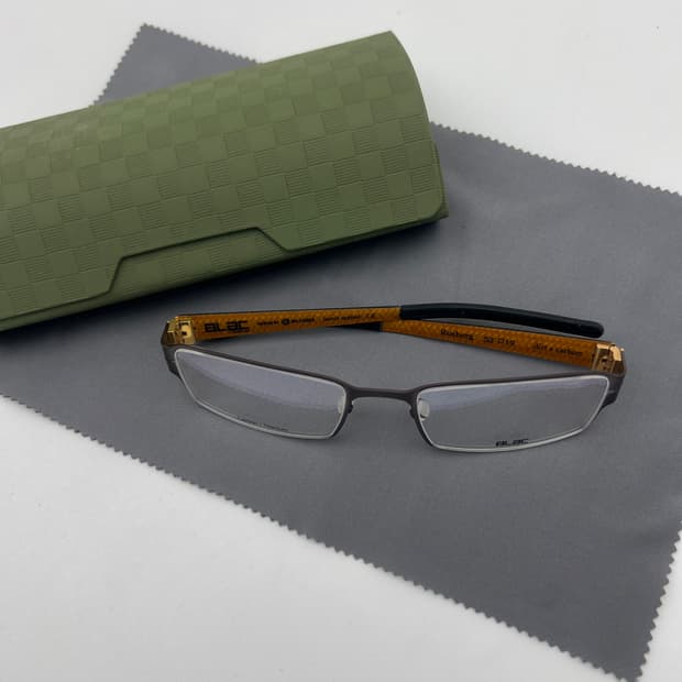 BLAC 메탈 직사각 안경 Rosberg