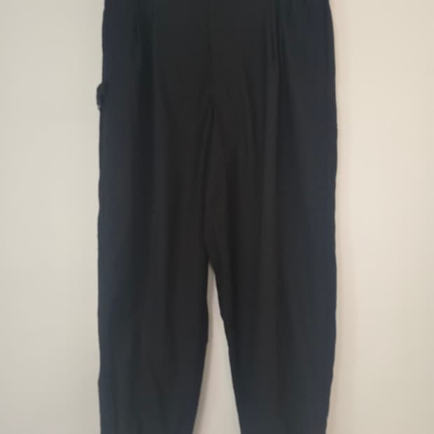 Y-3 요지야마모토 아디다스 조거팬츠 블랙 스트랩 디테일 M(32)