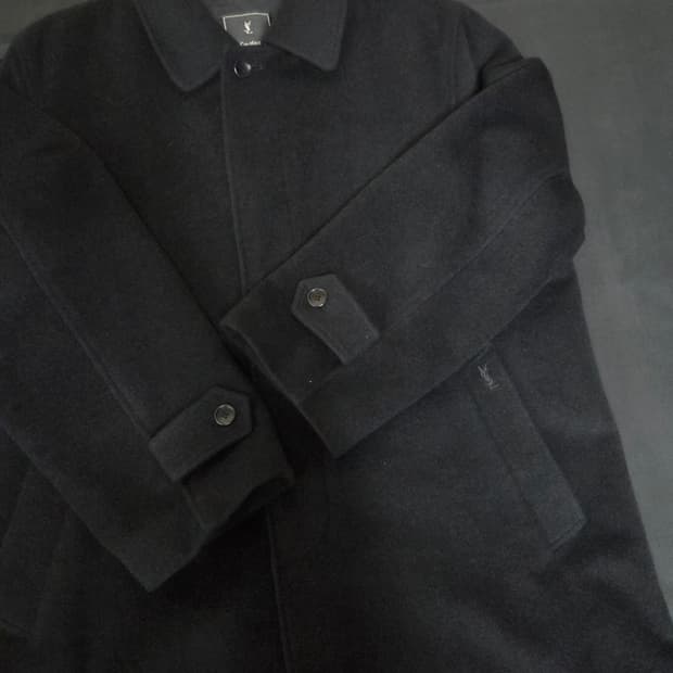 입생로랑 코트 캐시미어블렌드 105