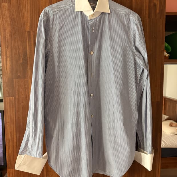[Kiton] 키톤 스트라이프 셔츠 40