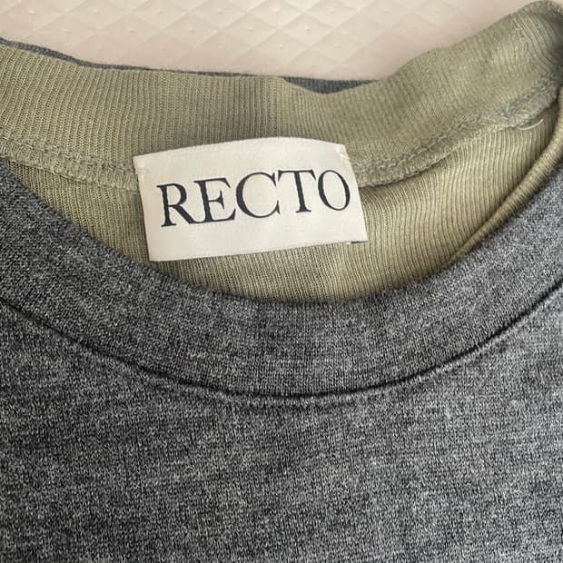 렉토 더블 레이어 롱슬리브 니트 A급 급처