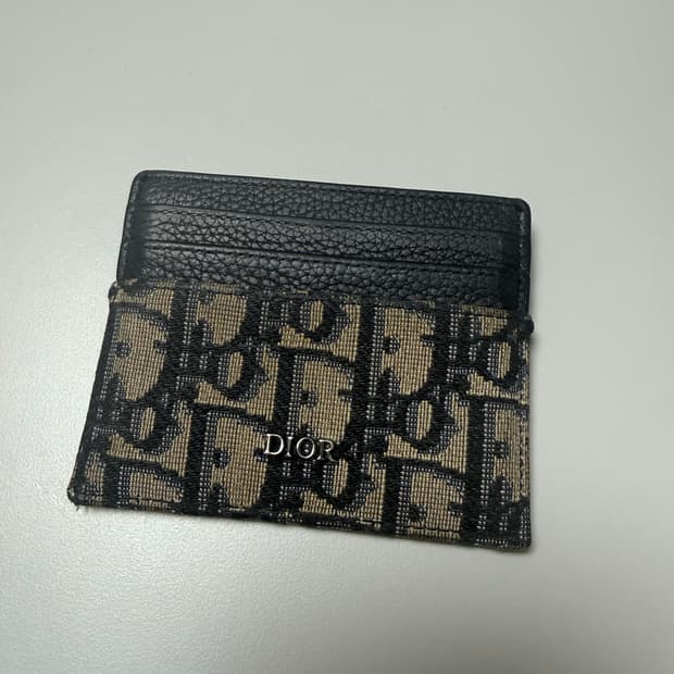 디올 오블리크 카드지갑