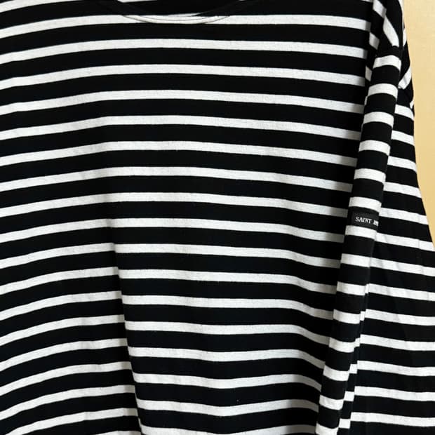 세인트제임스 메르디앙 스트라이프 긴팔 티셔츠 L