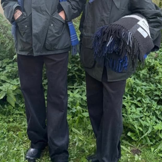 아르켓X바버 왁스 자켓 XS