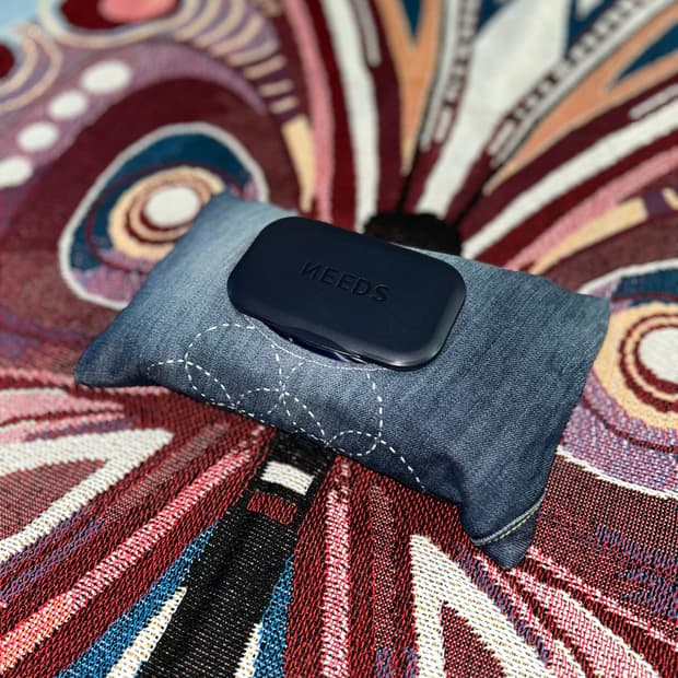 사시코 물티슈 케이스 sashiko Wet tissue case 001